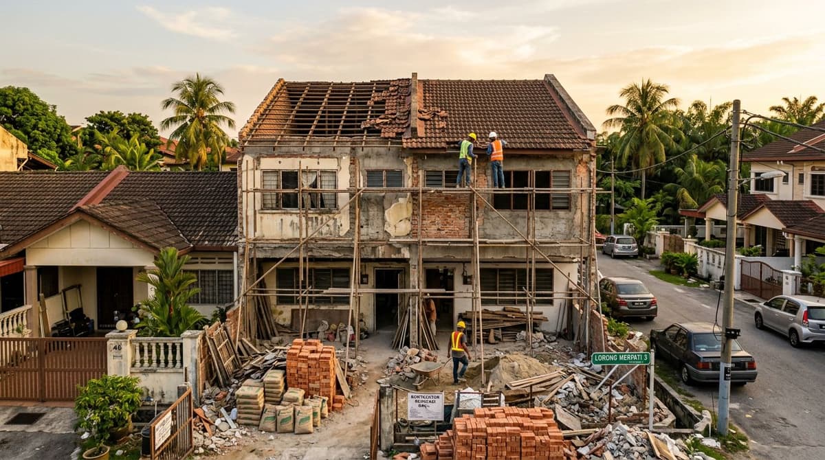 Old house renovation cost Malaysia