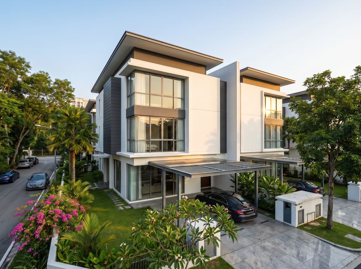 Modern luxury semi-D house renovation in Malaysia