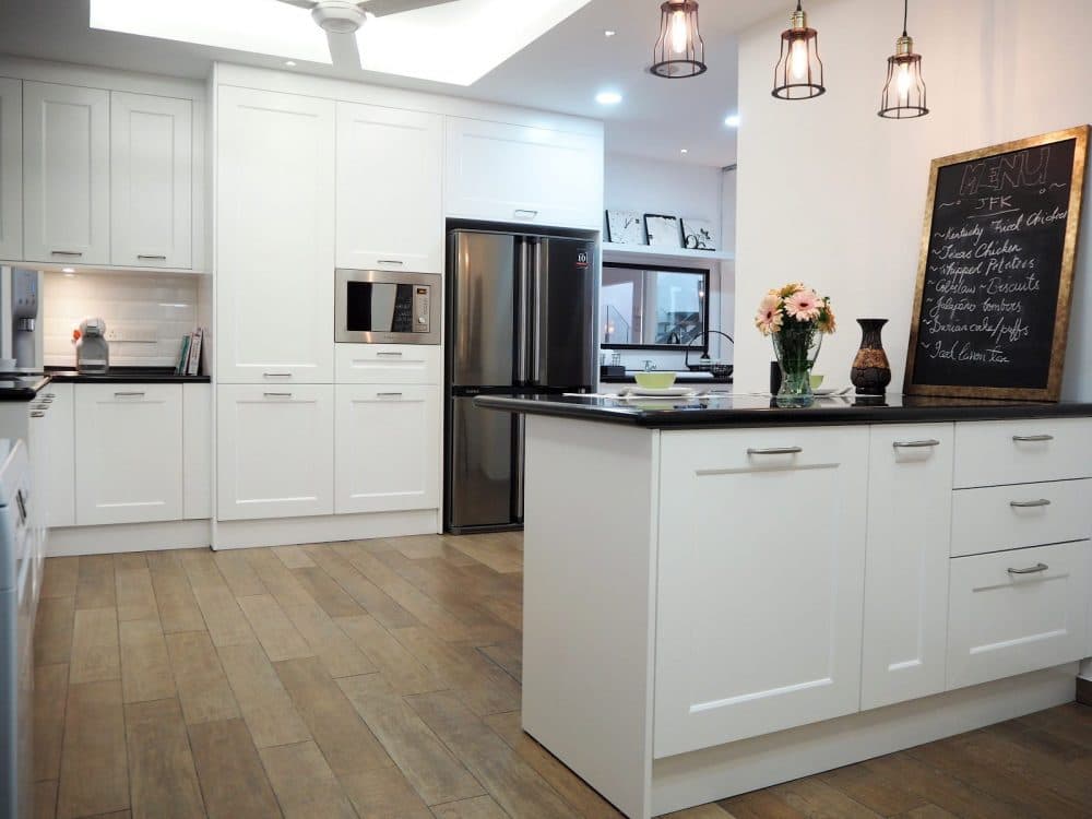 Modern kitchen renovation in Malaysia