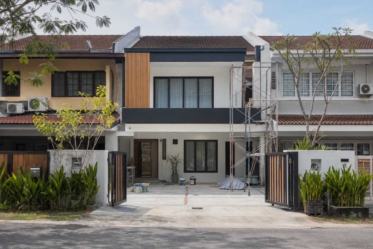 Renovated double-storey terrace house in Malaysia